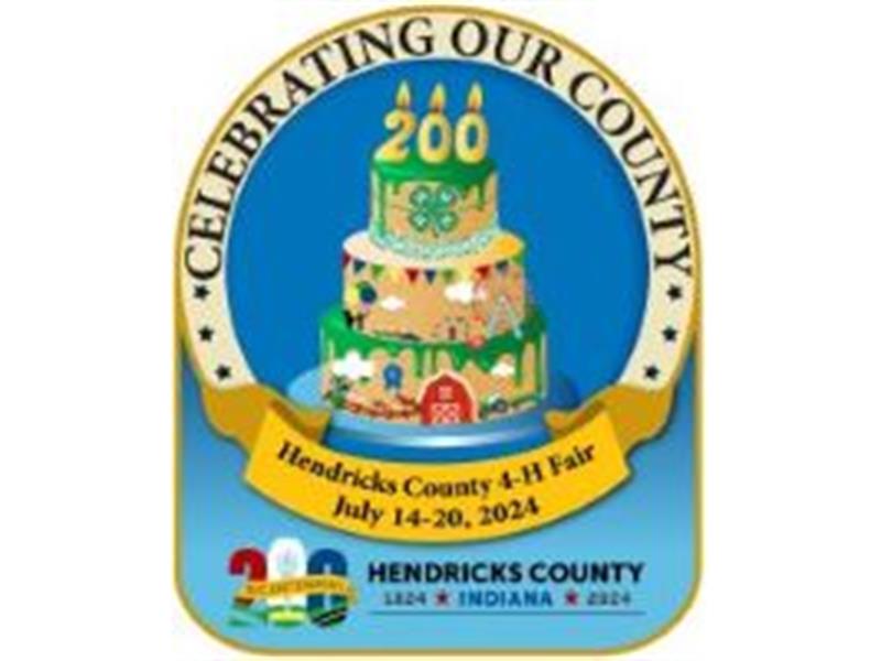 Logo for 2024 Hendricks County 4-H Fair