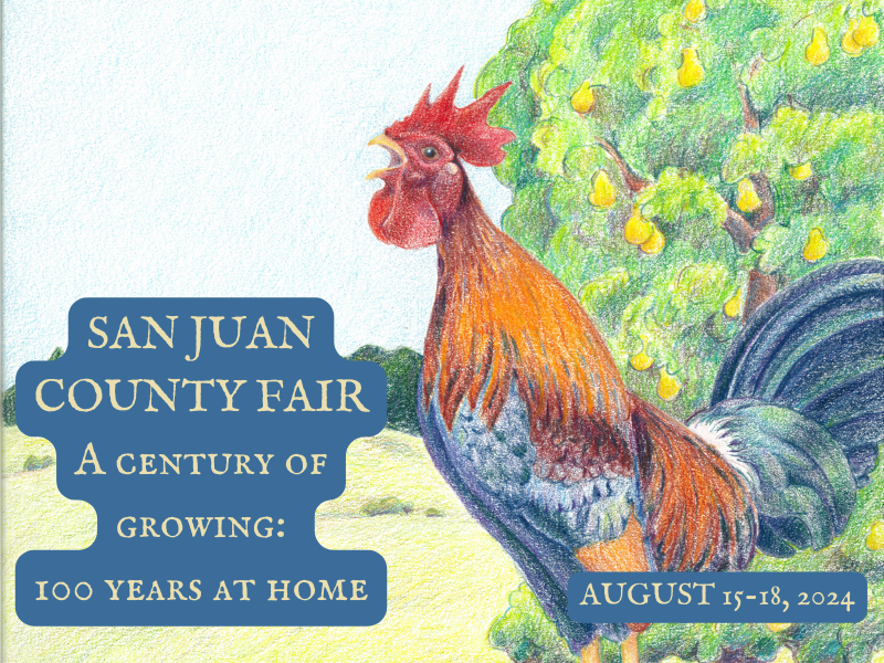 Logo for San Juan County Fair 2024